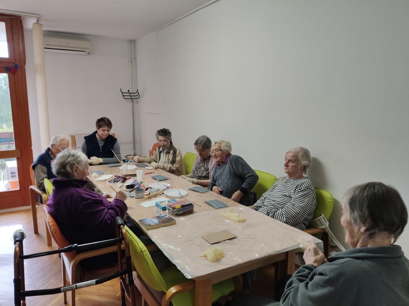 Likovna radionica u Domu