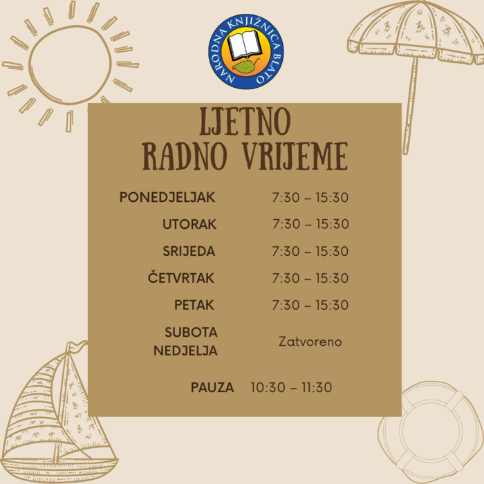 ljetno radno vrijeme