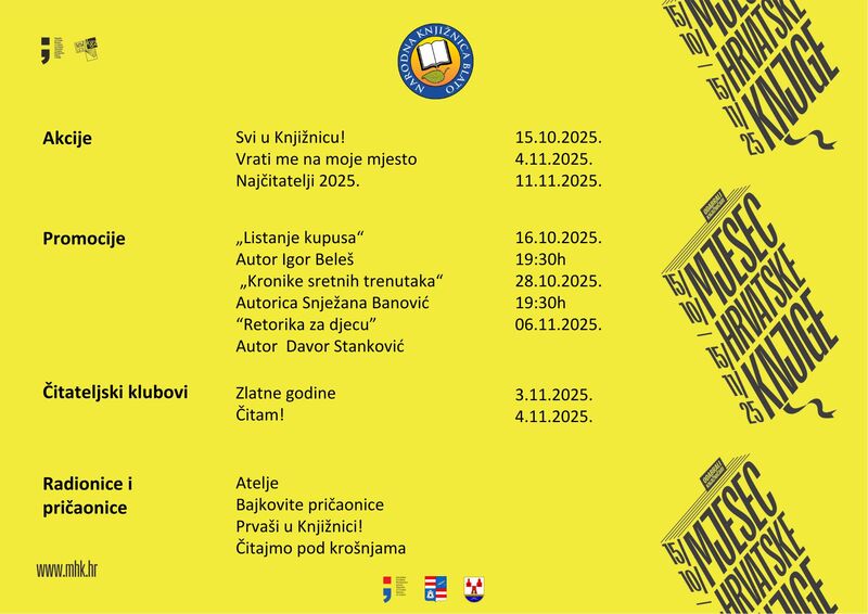 Program za Mjesec knjige