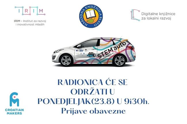 STEM auto u knjižnici